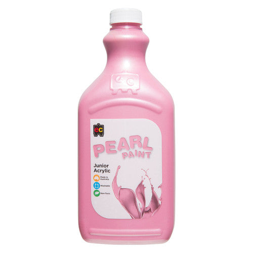 Educational Colours Pearl Paint Junior Acrylic 2L Pink