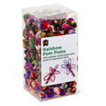 Educational Colours Rainbow Pom Poms Pack of 300