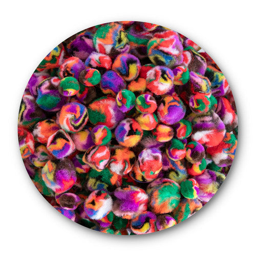 Educational Colours Rainbow Pom Poms Pack of 300