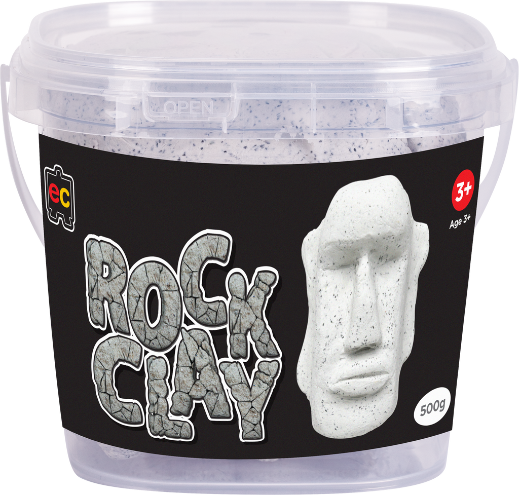 Educational Colours Rock Clay Stone Finish Modelling Clay 500g