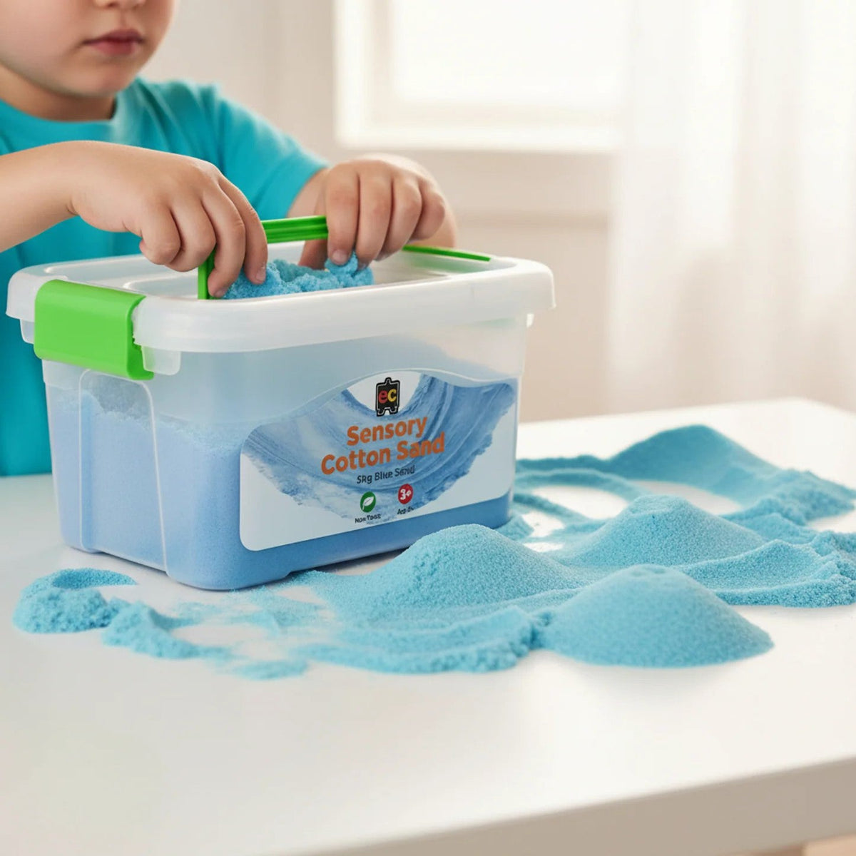 Sensory Cotton Sand 5kg Blue