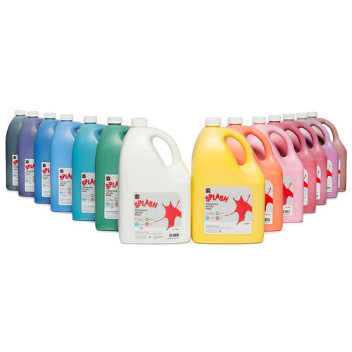 Educational Colours Splash Classroom Acrylic Paint 5L Tangy Orange