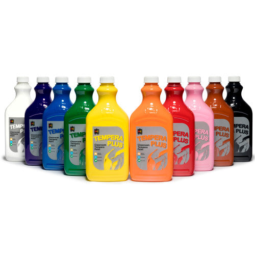 Educational Colours Tempera Plus Classroom Paint 2L Orange