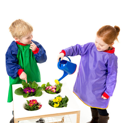 Educational Colours Toddler Smock Green and Blue Ages 2-4