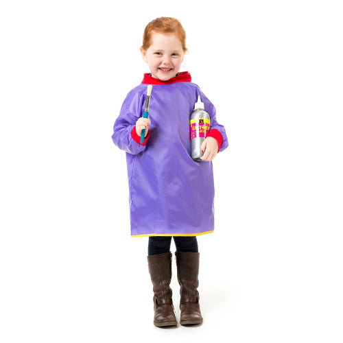 Educational Colours Toddler Smock Purple (Ages 2-4)