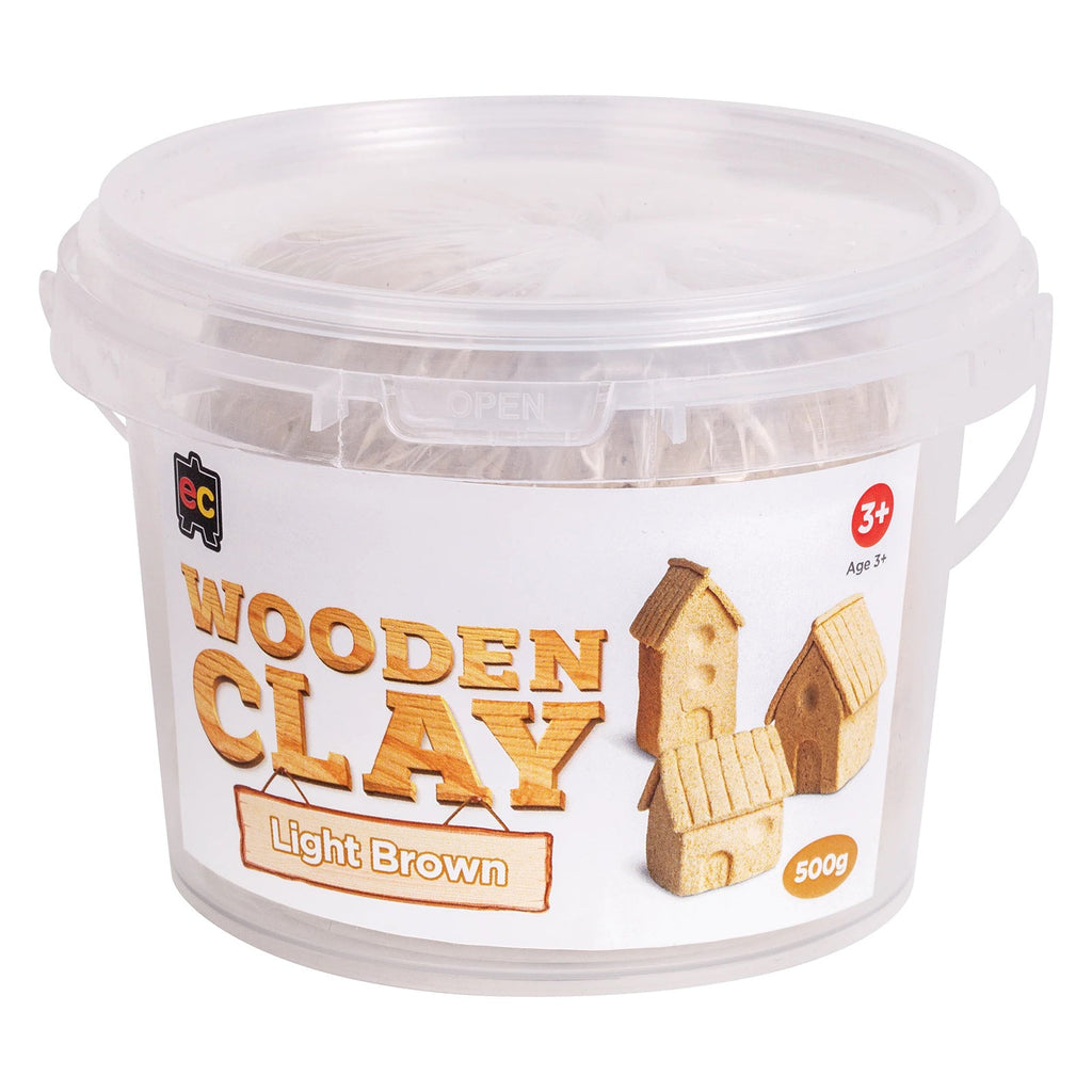 Wooden Clay 500g Light Brown