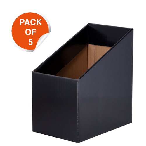 Elizabeth Richards Book Box Pack of 5 Black