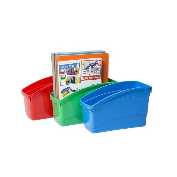 Elizabeth Richards Plastic Book Tub Red