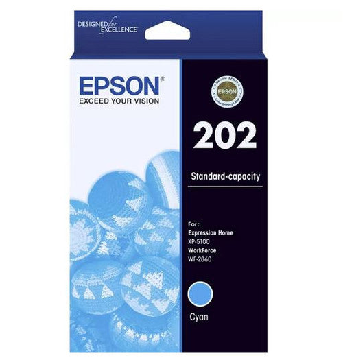 Epson 202 Standard Capacity Ink Cartridge Cyan