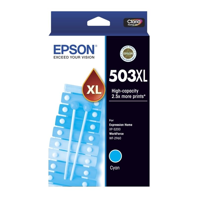 Epson 503XL High Capacity Ink Cartridge Cyan