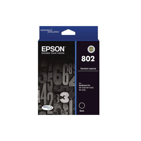 Epson 802 Standard Capacity DURABrite Ultra Ink Cartridge Black