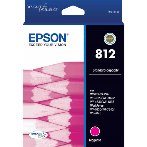 Epson 812 Standard Capacity DURABrite Ultra Ink Cartridge Magenta