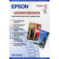 Epson S041328 Premium Semi Gloss Photo Paper 250gsm A3+ Pack 20 Sheets