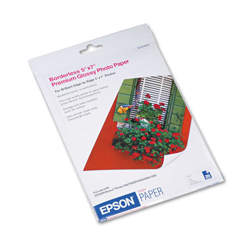 Epson S041464 Premium Gloss Photo Paper 5x7in 255gsm Pack 20