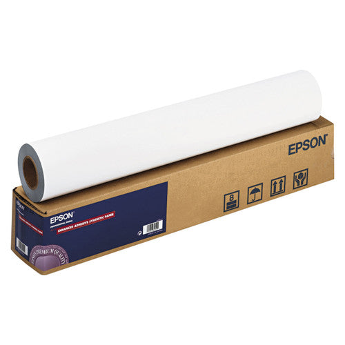 Epson S041619 Enhanced Synthetic Adhesive Display Paper 44in Roll