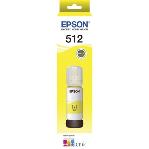 Epson C13T00H492 T512 EcoTank Ink Bottle Yellow