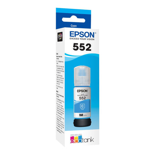 Epson T552 Claria EcoTank Ink Cyan