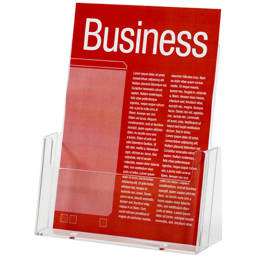 Esselte 31038 Brochure Holder A5 Portrait Free Standing Clear