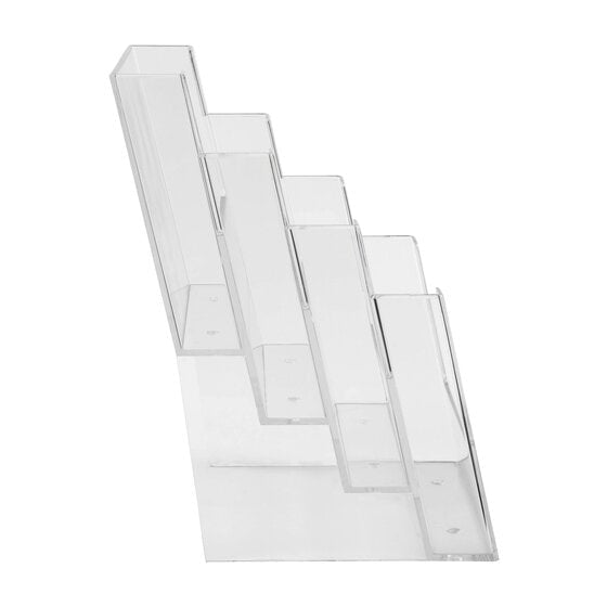 Esselte 42869 Brochure Holder A5 Portrait 4 Tier 4 Compartments