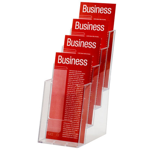 Esselte 31049 Brochure Holder DL Portrait 4 Tier 4 Compartments