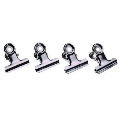 Esselte 55409 Bulldog Letter Clips 38mm Silver Chrome Box of 72