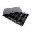Esselte Cash Tray with Lid 10 Compartment Black
