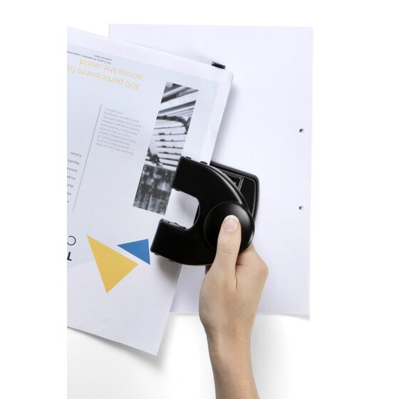 Esselte D25 2 Hole Punch 25 Sheet Capacity Black