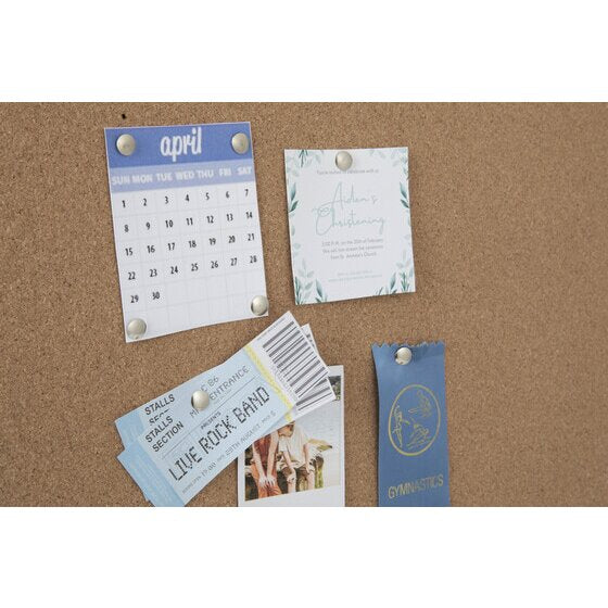 Esselte Drawing Pins Silver Box 100