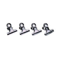 Esselte Letter Clip Bulldog 63mm Silver Chrome Box 36