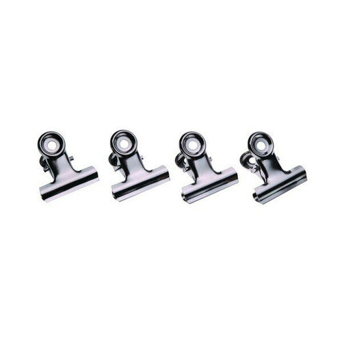 Esselte Letter Clip Bulldog 63mm Silver Chrome Box 36