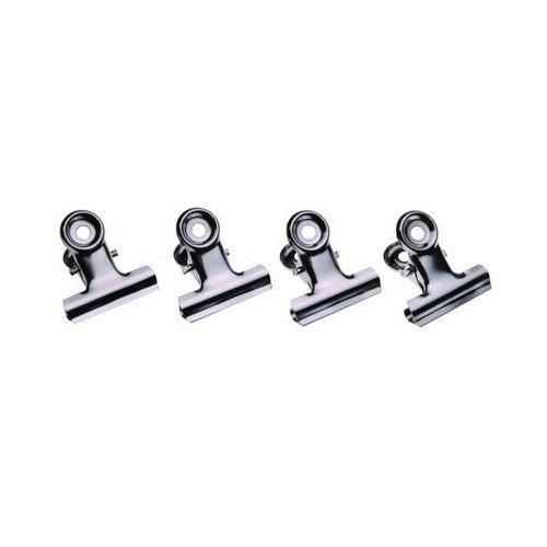 Esselte Letter Clip Bulldog 75mm Silver Chrome Box 36