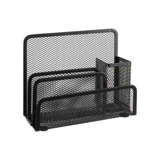 Esselte 48459 Desk Organiser Metal Mesh Black