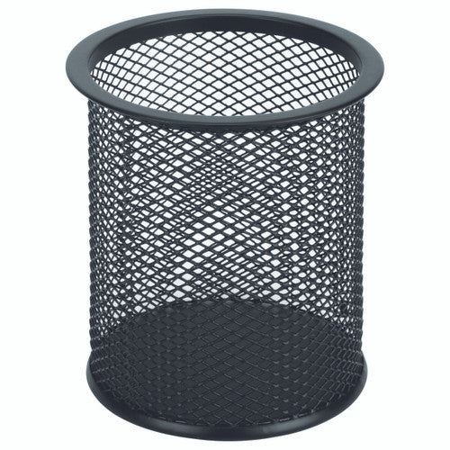Esselte 47547 Pencil Cup Metal Mesh Black