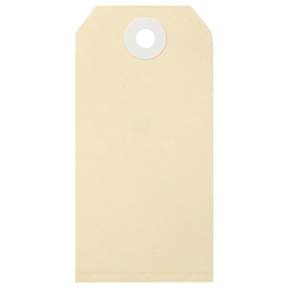 Esselte Shipping Tags No 3 48x96mm Buff Box 1000