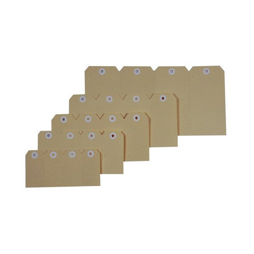 Esselte Shipping Tags No 4 54x108mm Buff Box 1000