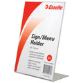 Esselte Sign and Menu Holder Slanted Portrait A5