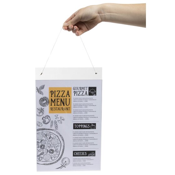 Esselte 47580 Sign and Menu Holder Wall Mount Portrait A4