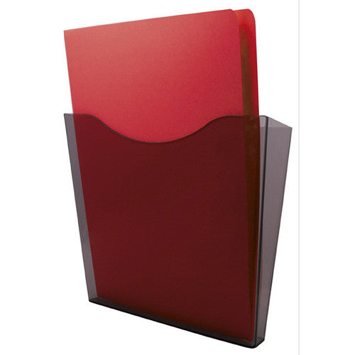 Esselte Wall Mount Document Pocket Foolscap Portrait Smoke