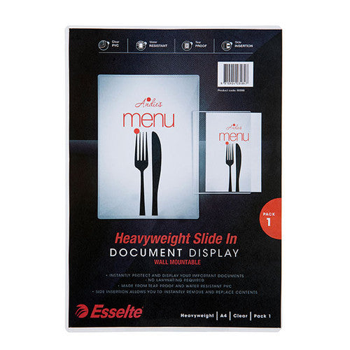 Esselte Wall Mountable Document Display A4 Pack 5