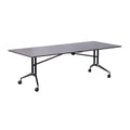 Rapidline Rapid Edge Folding Meeting and Boardroom Table 2400 x 1000mm Driftwood