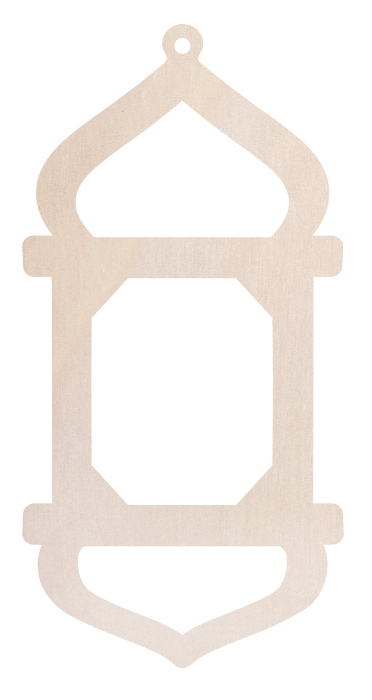 Zart Wooden Lantern Frames Pack of 24 3mm Plywood 3 Designs with Jute String
