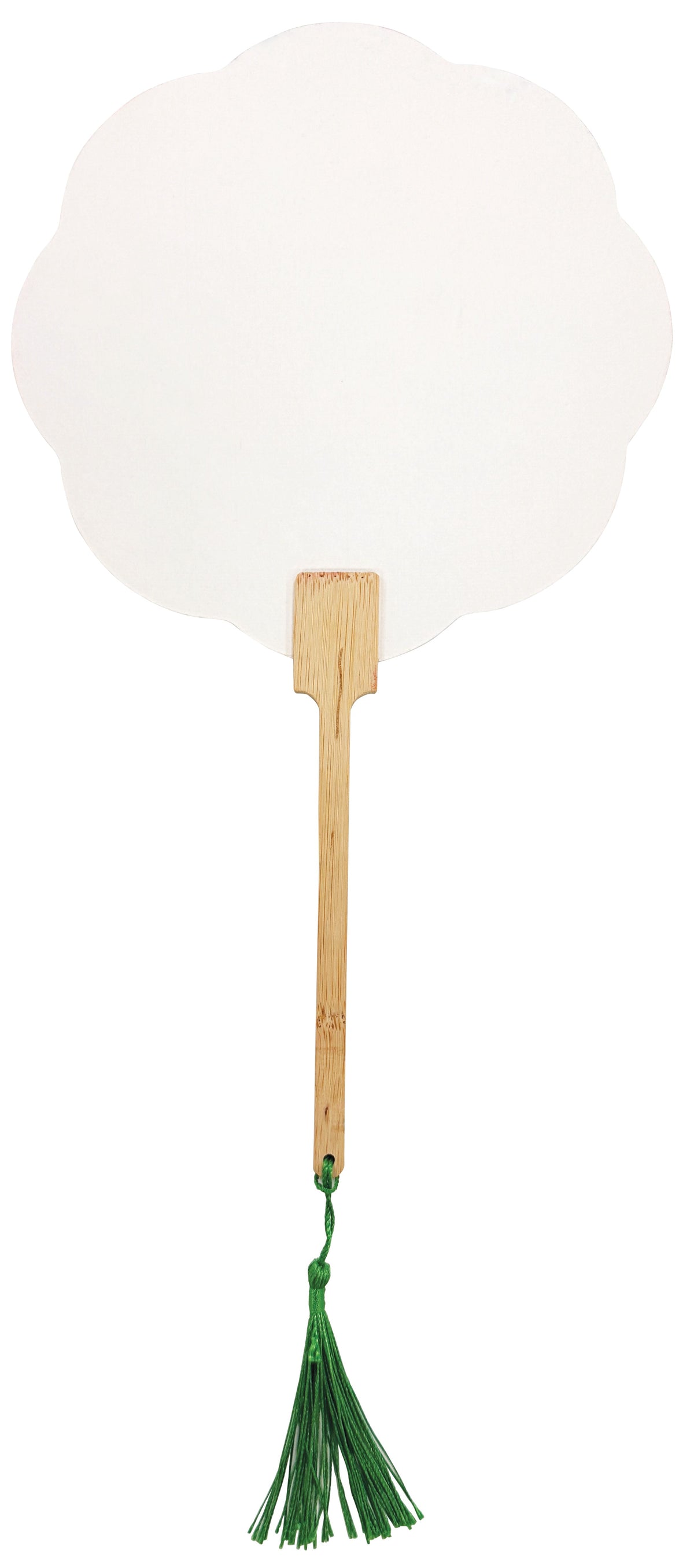Zart Paddle Fans Pack of 10 19.5cm Blotting Card Paddle Bamboo Handle