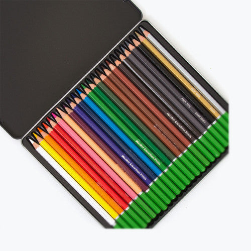 Micador ColouRush Coloured Pencils FSC 100% Assorted Tin of 24