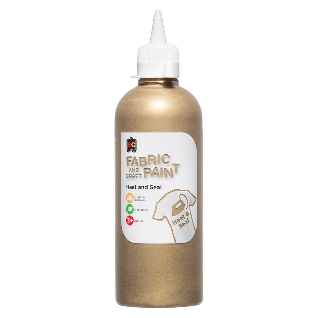 Fabric and Craft Paint 500ml Gold