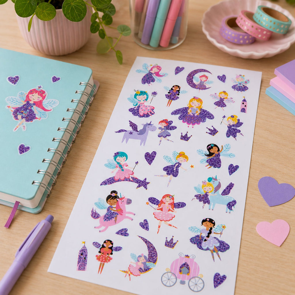 Fairy Friends Glitter Sticker Set of 31
