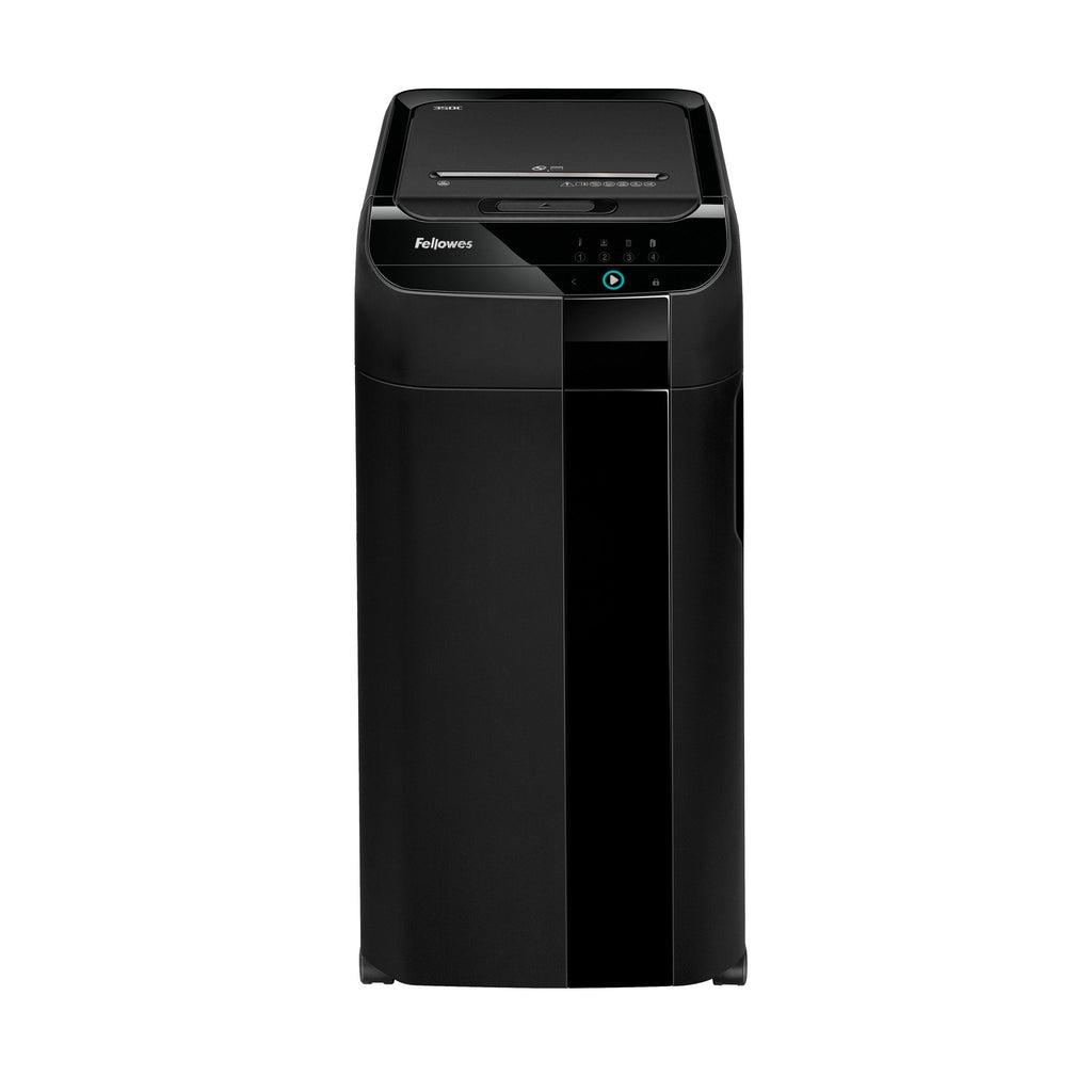 Fellowes AutoMax 350C Cross-Cut Auto-Feed Shredder 350 Sheet Tray DIN P-4