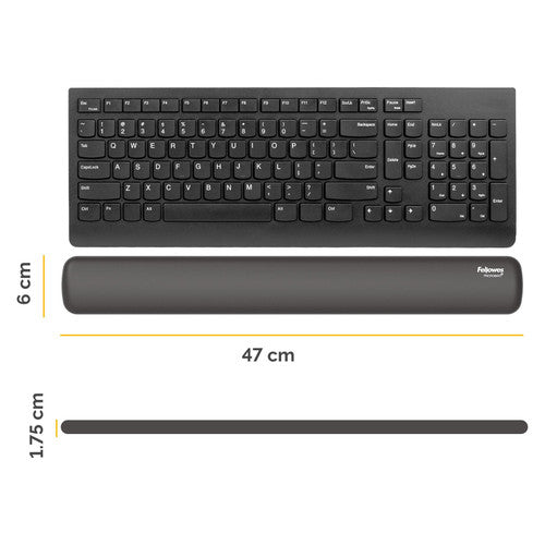 Fellowes Breyta Keyboard Wrist Rest Black 470mm