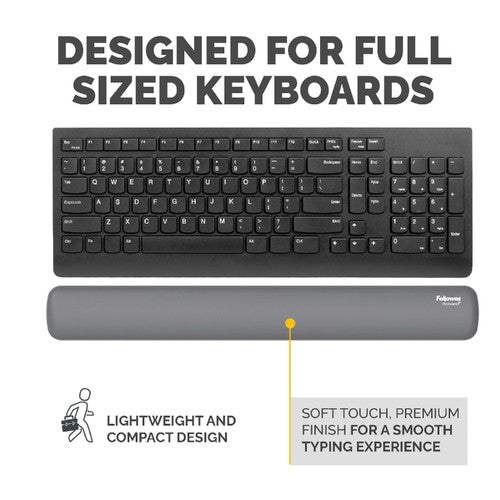 Fellowes Breyta Keyboard Wrist Rest Grey 470mm