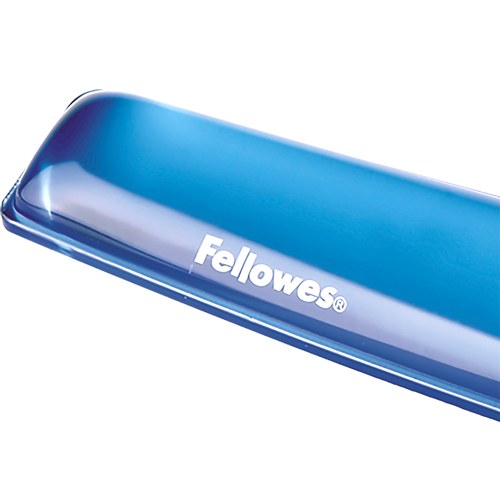 Fellowes Crystal Gel Keyboard Wrist Rest Blue 471.5mm