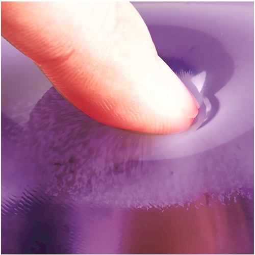 Fellowes Crystal Gel Keyboard Wrist Rest Purple 471.5mm